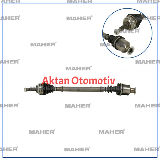 AKS KOMPLE ÖN MEGANE I 96-03 / SCENIC I 99-03 / SAĞ 1.6 16V ABSLİ 44 DİŞ A-T 778mm AKS KOMPLE ÖN MEGANE I 96-03 / SCENIC I 99-03 / SAĞ 1.6 16V ABSLİ 44 DİŞ A-T 778mm