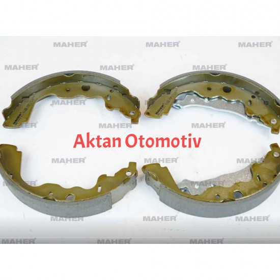 FREN BALATA DOKKER 12 = / DUSTER 13-18 / LODGY 12= / LOGAN 10= LEVYELİ ARKA PABUÇ