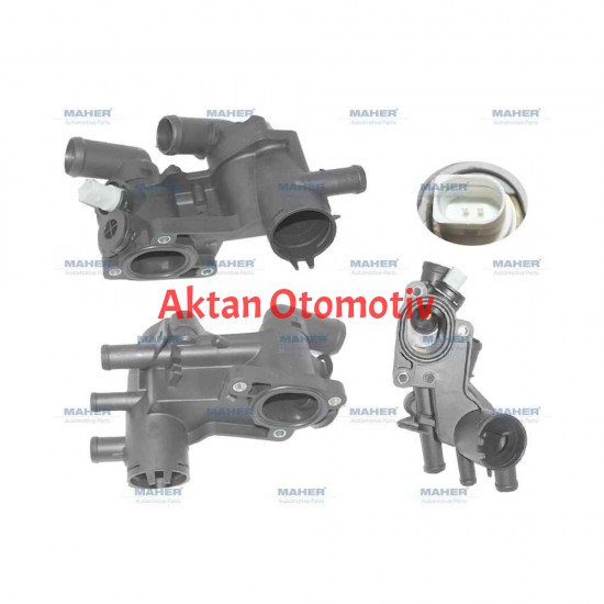 TERMOSTAT KOMPLE POLO / FABIA / IBIZA / CORDOBA 02-08 BBY-BBZ-BKY 1.4