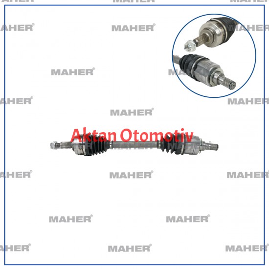 AKS KOMPLE ÖN CAPTUR 13= / SOL 1.2 A-T 625mm