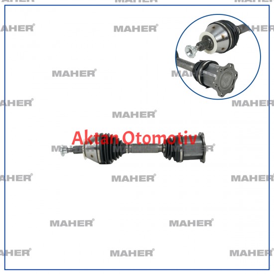 AKS KOMPLE ÖN POLO / IBIZA / FABIA 15= 1.0 TSI CHZB-CHZC A-T 7 İLERİ SOL 475mm