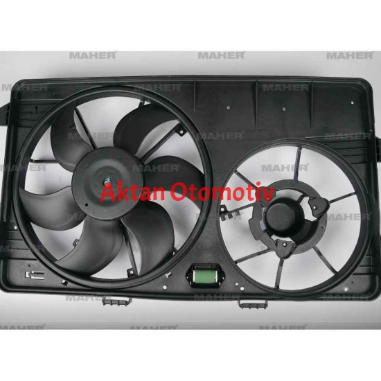 FAN RADYATÖR TRANSIT CONNECT 02-13 / 1.8 TDCI DAVLUMBAZLI (TEK MOTOR)