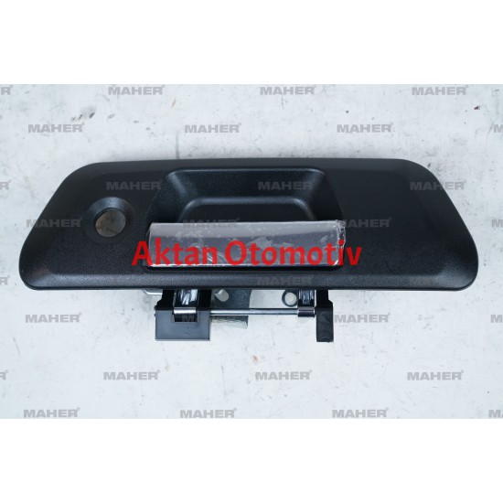 BAGAJ AÇMA KOLU NAVARA 16-19 SİYAH (ORTASI KROM) TEK DELİK