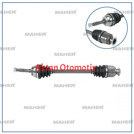 AKS KOMPLE ÖN R12    71-00 / SOL-SAĞ 1.3-1.4 654mm