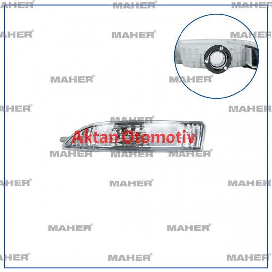SİS LAMBASI COROLLA 02-04 KARE SİS SOL