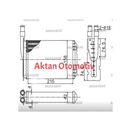 RADYATÖR KALORİFER R9 85-00 / R11 85-00 / FLASH 85-00 MEKANİK