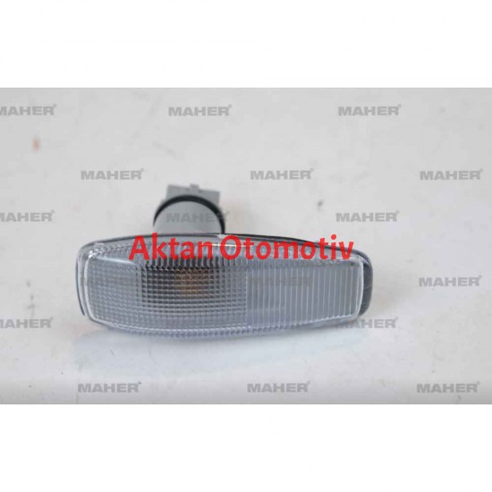 SİNYAL LAMBASI ÇAMURLUK CARISMA 00-05 BEYAZ R-L