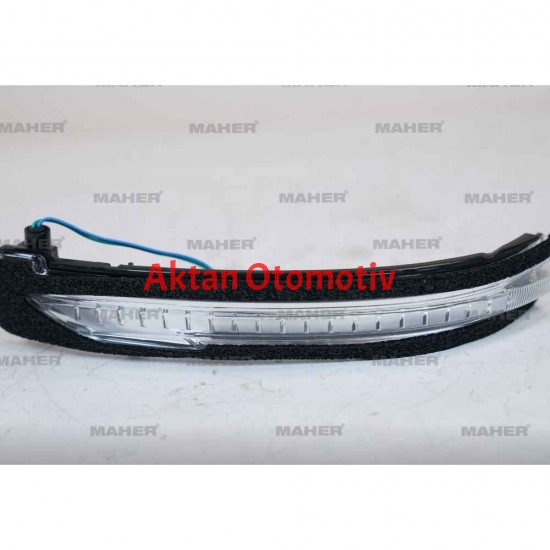 SİNYAL LAMBASI AYNA QASHQAI/X-TRAİL 14-21 SOL (BEYAZ)