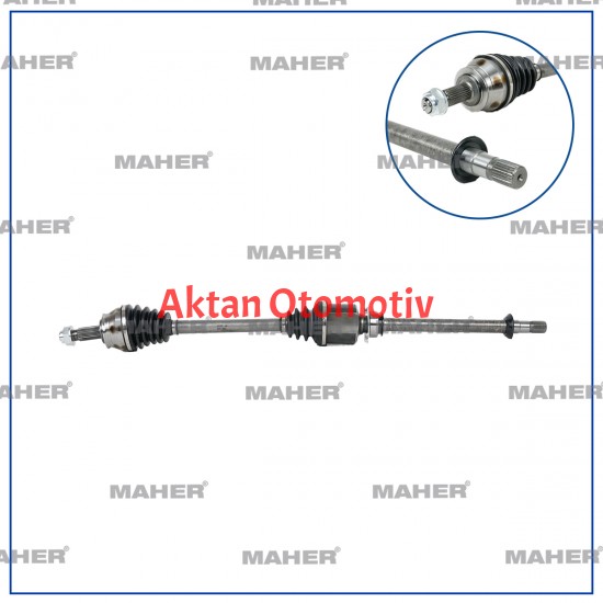AKS KOMPLE ÖN DOBLO 10= / PRATICO 10= / SAĞ 1.3JTD 970mm