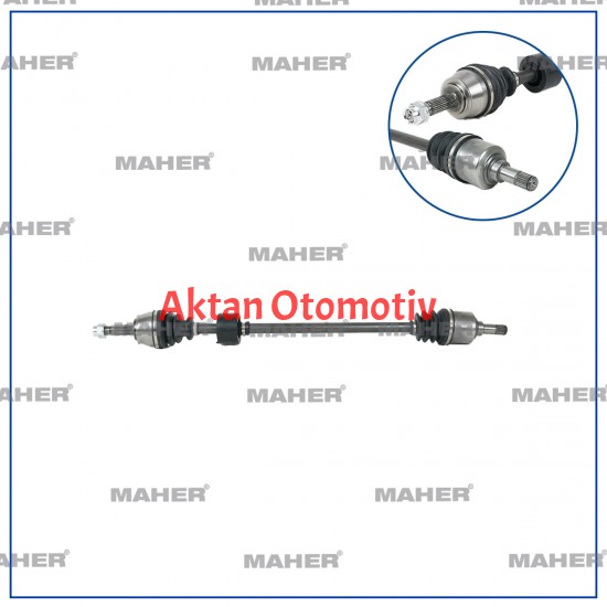 AKS KOMPLE ÖN DOBLO 01-10 / SAĞ 1.4 930,5mm