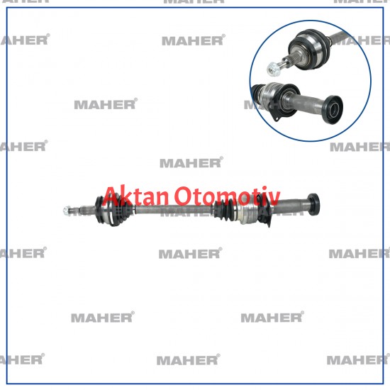 AKS KOMPLE ÖN TRANSPORTER T5 04-09 / SAĞ AXB-AXC 1.9TDI 5 İLERİ 858mm