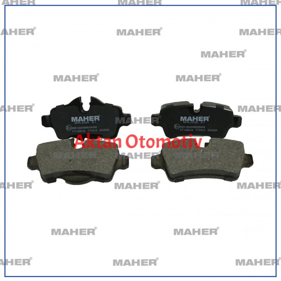 FREN BALATA MINI 06-15 CLUBMAN R55 ARKA