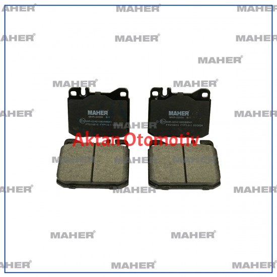 FREN BALATA MERCEDES       77-85 W123 200 SERİ ÖN 15mm