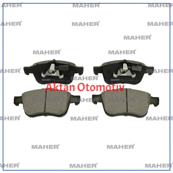 FREN BALATA ALFA 159 06-11 / ALFA BRERA 06-11 / ALFA SPIDER 06= ÖN ÇİFT FİŞLİ 176mm