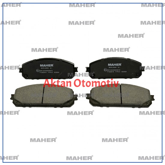 FREN BALATA CHEROKEE 14= ÖN TEL DELİKLİ