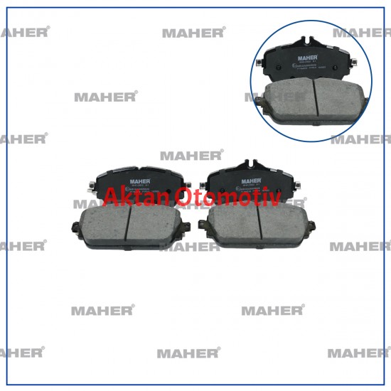 FREN BALATA MERCEDES 14= W205 C SERİ ÖN 144mm