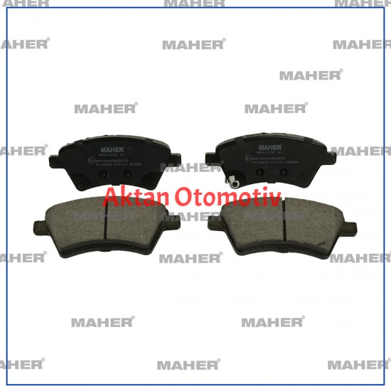 FREN BALATA SX4 06-13 GY / SEDICI 06= ÖN