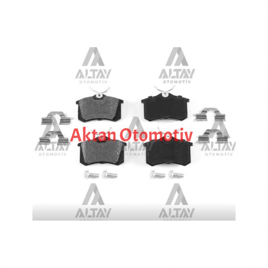 FREN BALATA CROSSLAND / CROSSLAND X / MEGANE II / 307 / C3 / C4 / GOLF4 / BORA 99-05 (KALINLIK 17mm) ARKA CİVATALI FREN BALATA CROSSLAND / CROSSLAND X / MEGANE II / 307 / C3 / C4 / GOLF4 / BORA 99-05 (KALINLIK 17mm) ARKA CİVATALI