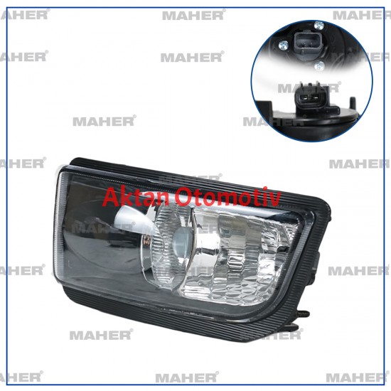 SİS LAMBASI D-MAX 12-15 KARE SOL