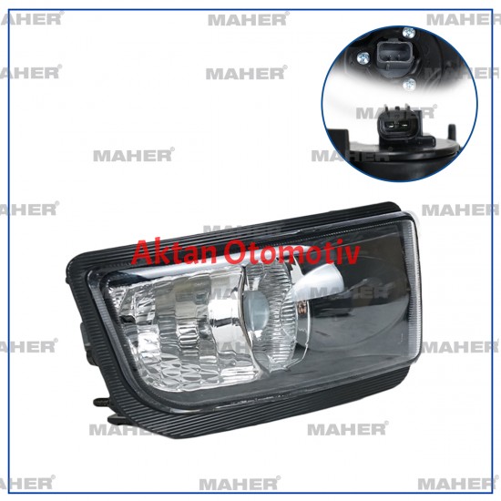 SİS LAMBASI D-MAX 12-15 KARE SAĞ