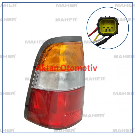 STOP LAMBASI TFR 97-02 SARI-BEYAZ SOL