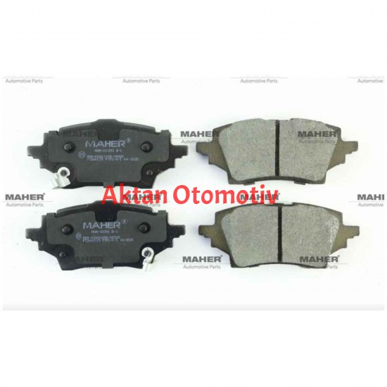 FREN BALATA COROLLA 19= HYBRID ARKA (ELEKTRONİK PARK FRENLİ)