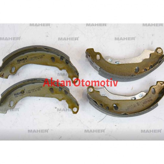 FREN BALATA LOGAN 04= / SANDERO 08= / CLIO II 98-09 ABSSİZ LEVYELİ PABUÇ ARKA