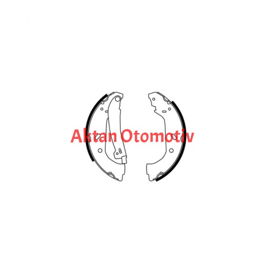 FREN BALATA SCUDO  96-06 / EXPERT 96-06 / JUMPY 96-06 PABUÇ ARKA