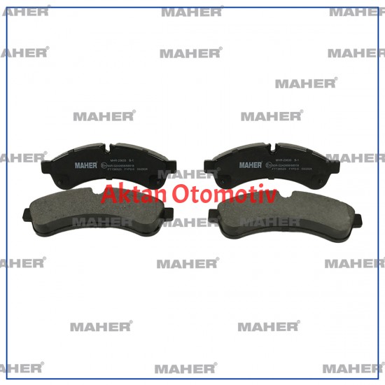 FREN BALATA DAILY IV 06-11 ARKA FİŞLİ 184,2mm