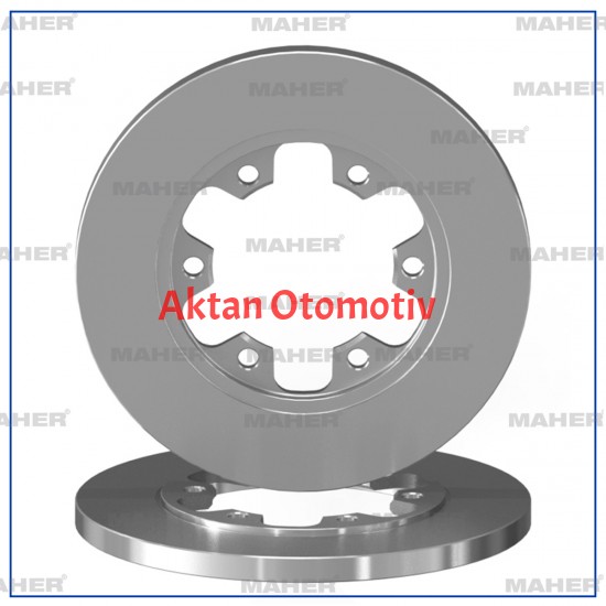 FREN DİSKİ CUSTOM 14= / V363 ÇİFT TEKER ARKA DÜZ 308-6