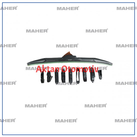 SİLECEK SÜPÜRGESİ TEK TİP ÜNİVERSAL 11 APARATLI 19 HYBRID (480mm)