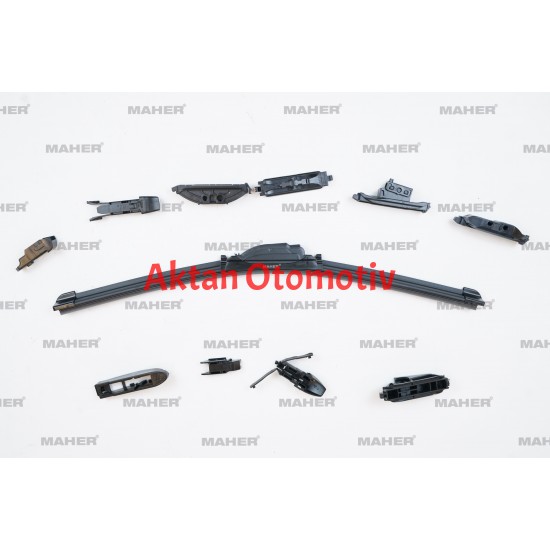 SİLECEK SÜPÜRGESİ TEK TİP ÜNİVERSAL 11 APARATLI 19 MUZ (480mm)