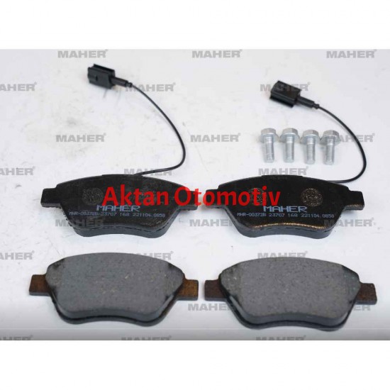 FREN BALATA LINEA 07= / ALBEA 03= / DOBLO 01-10 / FIORINO-NEMO-BIPPER 07= (ÇİFT FİŞLİ) ÖN ECO FREN BALATA LINEA 07= / ALBEA 03= / DOBLO 01-10 / FIORINO-NEMO-BIPPER 07= (ÇİFT FİŞLİ) ÖN ECO