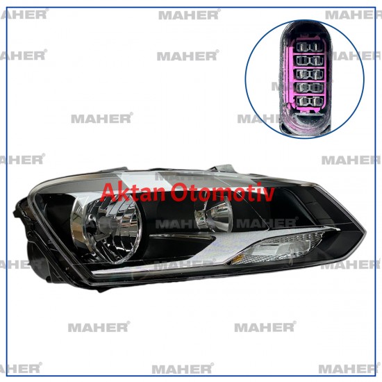 FAR POLO 10-18 H7 KROM SAG