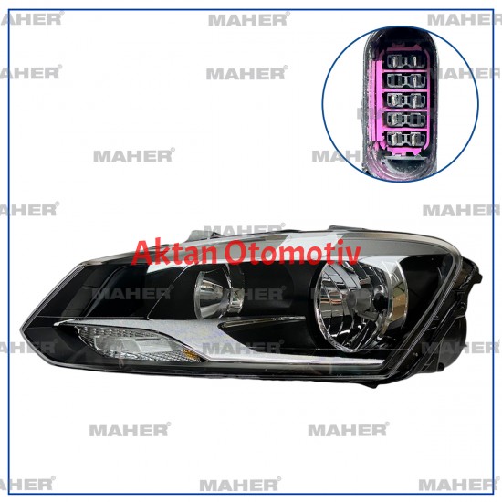 FAR POLO 10-18 H7 KROM SOL