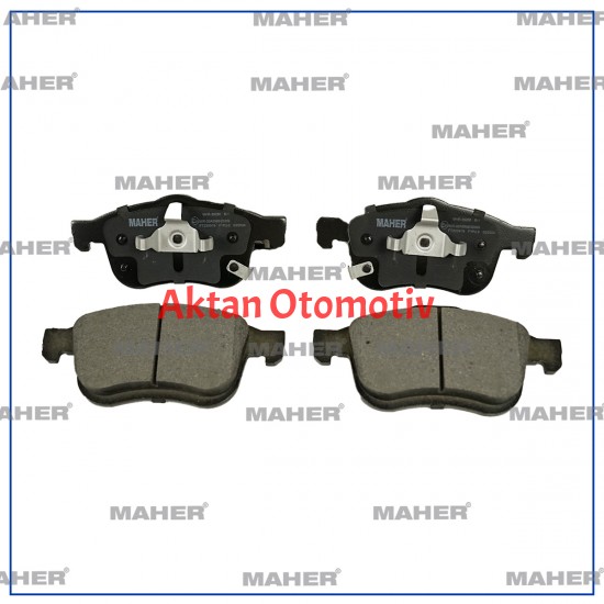 FREN BALATA M.131 DKS       77-02 / R12 75-00 LEVYELİ CIRCIRLI PABUÇ ARKA YAPIŞTIRMA +1mm