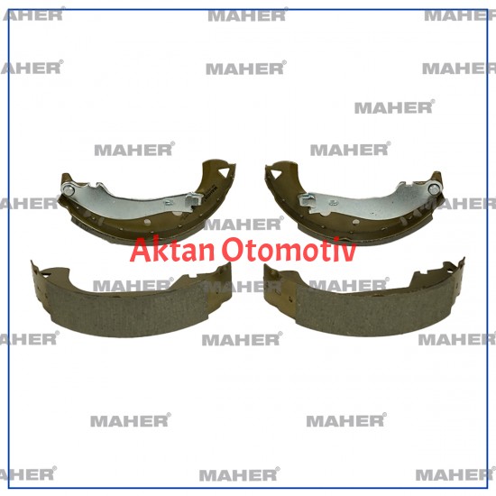 FREN BALATA DOBLO I 01-10 LEVYELİ PABUÇ ARKA (AP LOCKHEED FREN SİSTEMİ İÇİN) +1mm