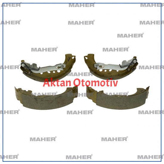 FREN BALATA EGEA 15= / 500 12= LEVYELİ YAYLI PABUÇ ARKA +1mm