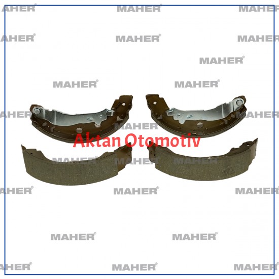 FREN BALATA KANGOO  97-08 / PRIMERA 96-02 LEVYELİ BÜYÜK TİP PABUÇ ARKA +1mm