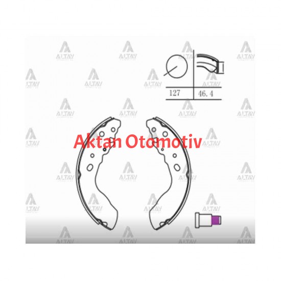 FREN BALATA GRAND VITARA  97= 2.0 PABUÇ ARKA