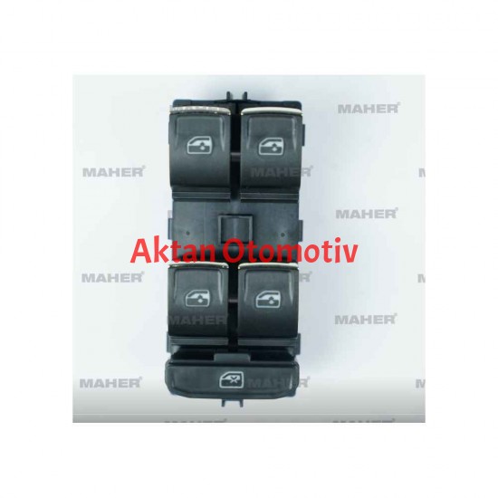 DÜĞME CAM AÇMA OCTAVİA / FABİA 15= (DÖRTLU) KROMLU