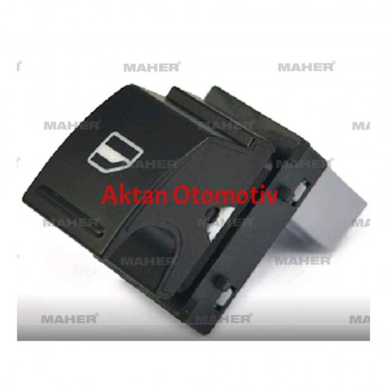 DÜĞME CAM AÇMA GOLF5 / GOLF6 / JETTA / CADDY / PASSAT 04= (TEKLİ)
