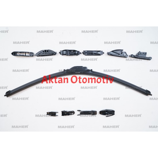 SİLECEK SÜPÜRGESİ TEK TİP ÜNİVERSAL 11 APARATLI 24 MUZ (600mm)