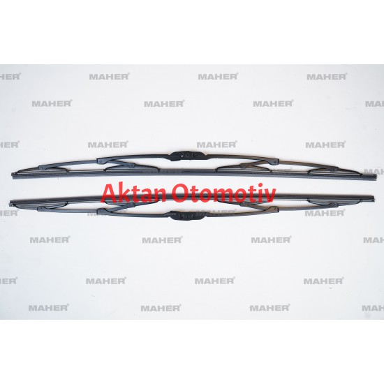 SİLECEK SÜPÜRGESİ TEK TİP ÜNİVERSAL TAKIM 24 METAL (600mm)