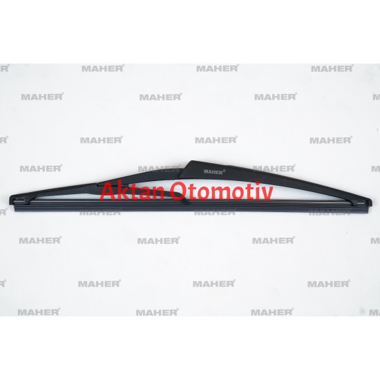 SİLECEK SÜPÜRGESİ ARKA CLIO 98-14 / MODUS 05-15 / 208 19= / 308 10-14 / IX-20 10-19 / I-20 15-18 / BAYON 21= / GRANDE PUNTO 06-11 / CORSA D 06-14 / JUKE 13-18 / ASERISI 05-10 W169 H301 / MICRA 11= (300mm)