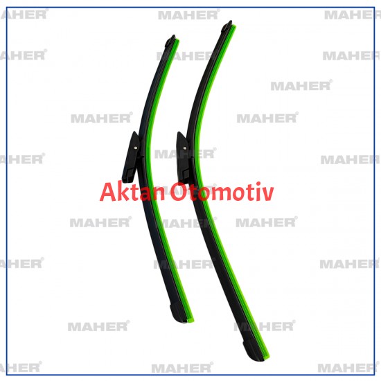 SİLECEK SÜPÜRGESİ TAKIM DUSTER / LOGAN II / LOGAN MCV II / SANDERO II / SYMBOL II-III / STEPWAY 13= AEROTWIN A173S (550+480mm) 22+19