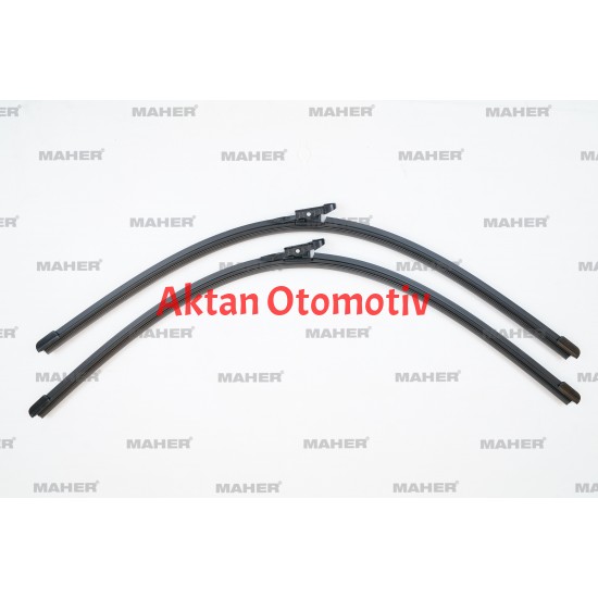 SİLECEK SÜPÜRGESİ TAKIM TOURNEO CUSTOM V362 - TRANSIT CUSTOM 12= / ESPACE 15= AEROTWIN A009S (750+700mm) 30+28