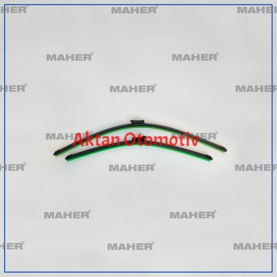 SİLECEK SÜPÜRGESİ TAKIM A6 11-18 / A7 12-18 / TIGUAN 16= / TOUAREG 18= / CAYENNE 18= / RANGE ROVER EVOQUE 18= 26+21 A638S (650mm+530mm)