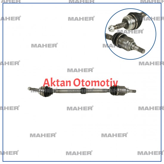 AKS KOMPLE ÖN COROLLA 20= 1.6 BENZİNLİ SAĞ 1ZRFAE 937mm