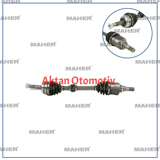 AKS KOMPLE ÖN COROLLA 20= 1.6 BENZİNLİ SOL 1ZRFAE 660mm